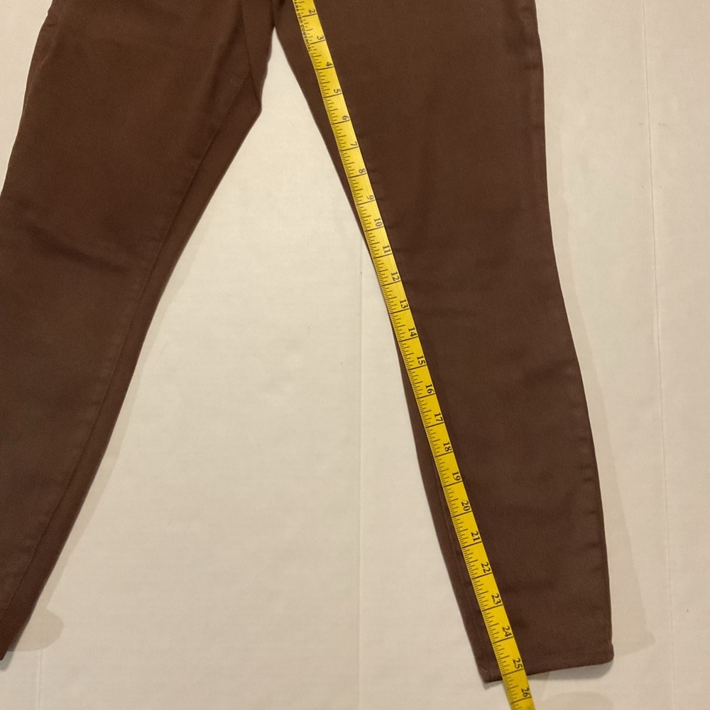 L’ Agence Margot Skinny Jeans Brown High Rise - Picture 3 of 12
